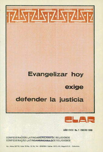 Boletín CLAR No 1 de 1980
