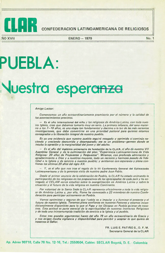 Boletín CLAR No 1 de 1979