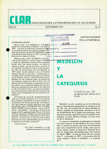 Boletín CLAR No 9 de 1977